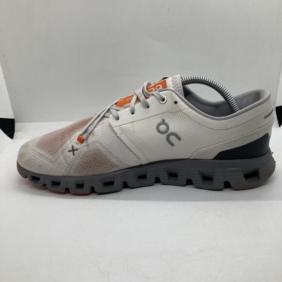 ON Cloud X Shift Mens Size 9  Gray Orange Athletic Running Shoes Sneakers main image 9